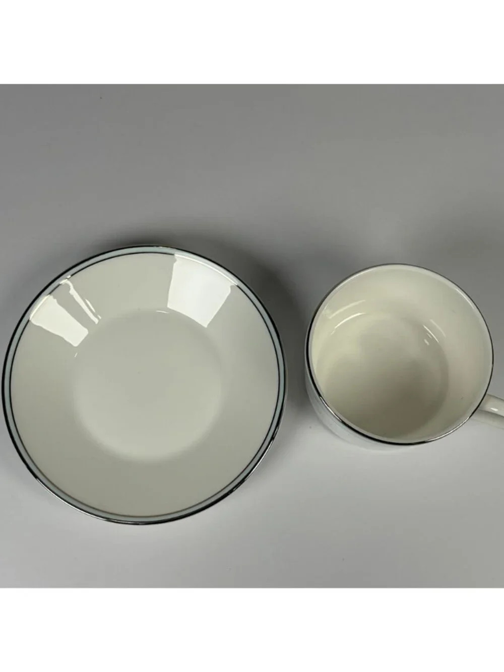 Vera Wang Wedgwood Blue Duchesse Teacup & Saucer